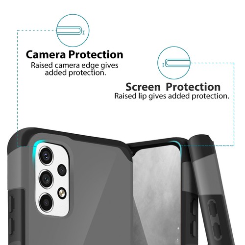 Pour Samsung Galaxy A23 5G Coque Téléphone Support Hybride Amicale + Verre Trempé - Photo 20 sur 27