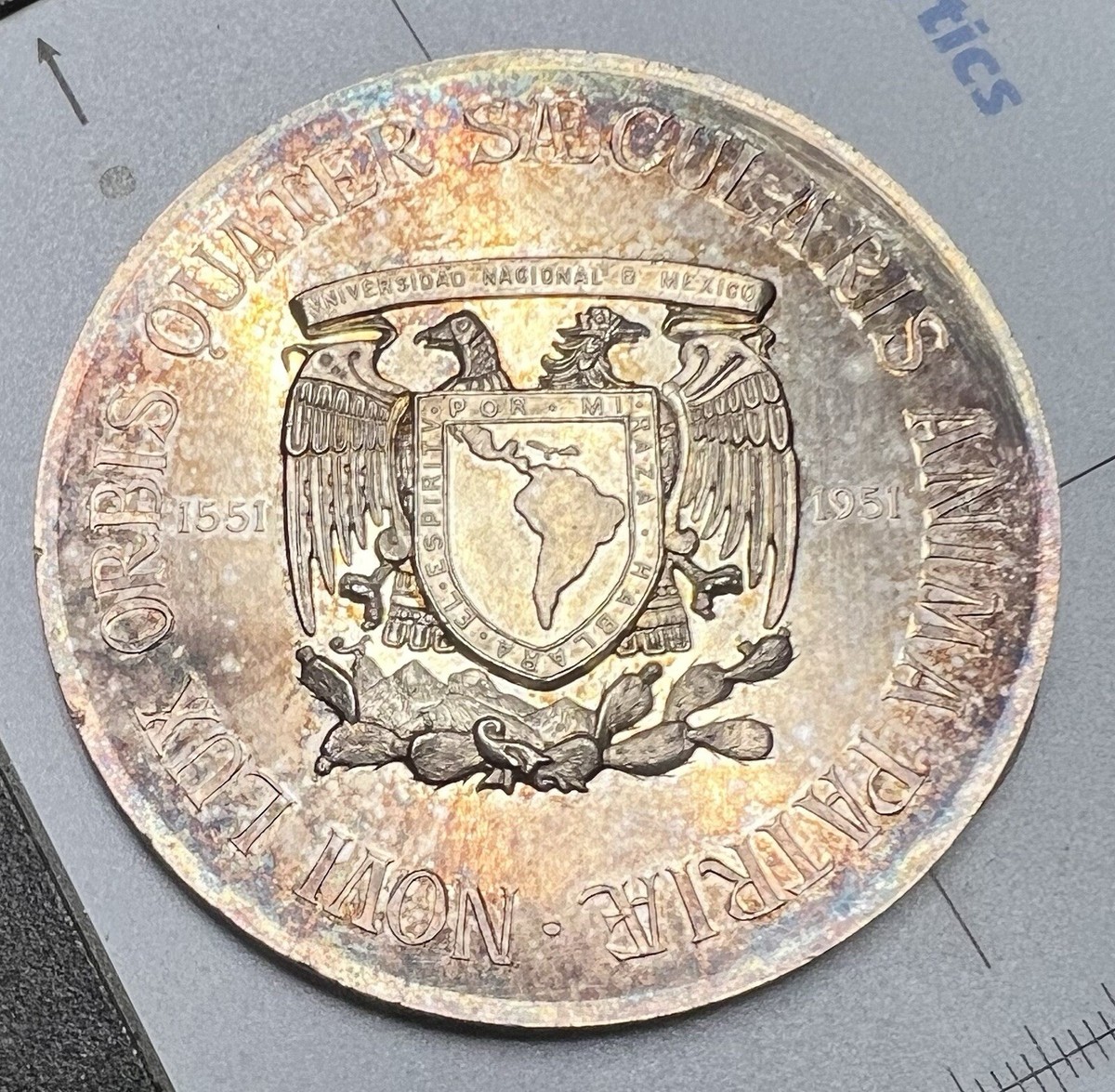 1951 VNTG 84.4 Gram SILVER Medal 400th Anniversary National