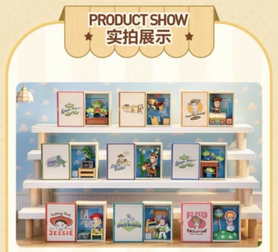 Disney/Pixar Toy Story Andy's Room シリーズ Amazon.com: POP MART Andy's Room Series Scene Sets, Blind