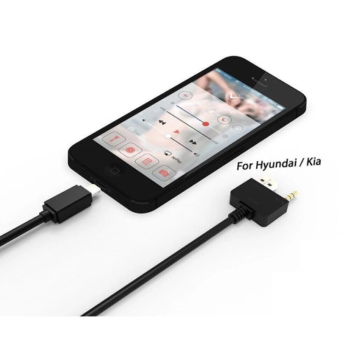 Do Kia Hyundai AUX USB Kabel 3,5 mm Muzyka Ładowanie Adapter do iPhone'a 7 8 11 iPoda - Zdjęcie 3 z 9