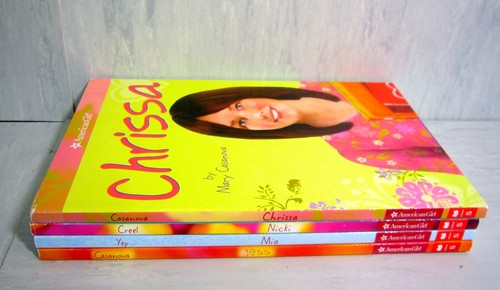 4 NEW AMERICAN GIRL JESS CHRISSA AND NICKI MIA SOFTCOVER BOOKS NEW Today - Picture 2 of 2