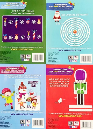Christmas Coloring and Activity Books Set of 4 Brand New - Picture 2 of 9