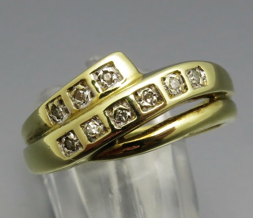 REIF-DESIGN - ELEGANTER DIAMANT RING - 585 GOLD - 第 1/6 張圖片