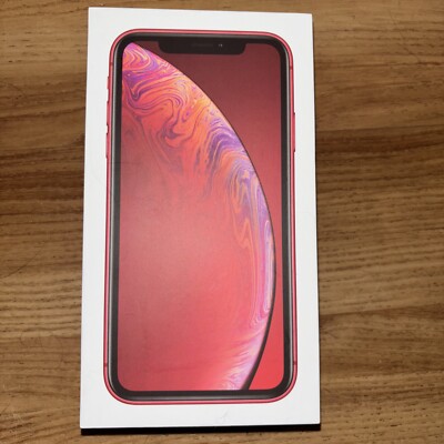 ORIGINAL Apple iPhone XR RED 64gb EMPTY BOX ONLY