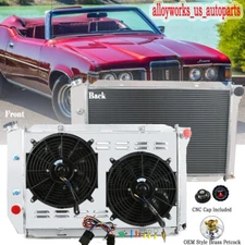 3 Row Radiator Shroud Fan Kits For Ford Mustang/Mercury Cougar V8 1971 1972 1973