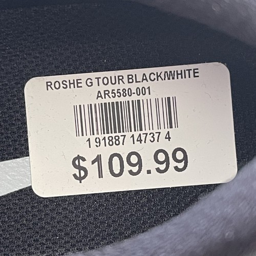 Nike Roshe G Tour Black Summit White Golf Shoes AR5580-001 Men’s Size 8 NEW - Picture 9 of 10