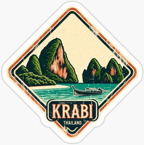 Thailand Stickers Bangkok Chiang Mai Pattaya Hua Hin Phuket Krabi Magnets - Picture 31 of 82
