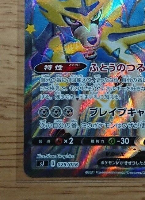 Pokemon Card Shiny Zamazenta V 030/028 Shiny Zacian V 029/028 Set Japanese  NM