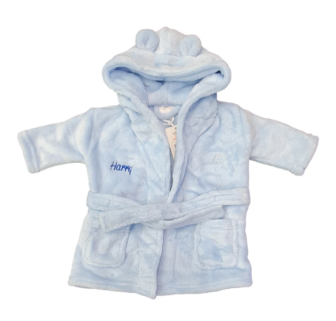 Boys personalised dressing gown sales
