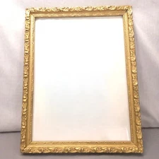 Vtg Ornate Gold Frame Victorian Gilt Gilded Baroque Rococo Motif Art Deco Medium