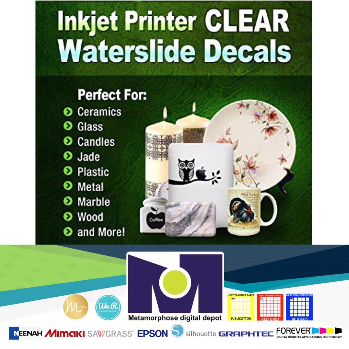 Water slide decal paper deals