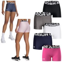 Under Armour Ladies Shorty Shorts 3 UA Gym Lightweight Compression Workout Run