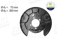 Spritzblech Ankerblech Hinterachse Rechts FÜR Toyota RAV 4 IV ( A4 ) - AIC 71376