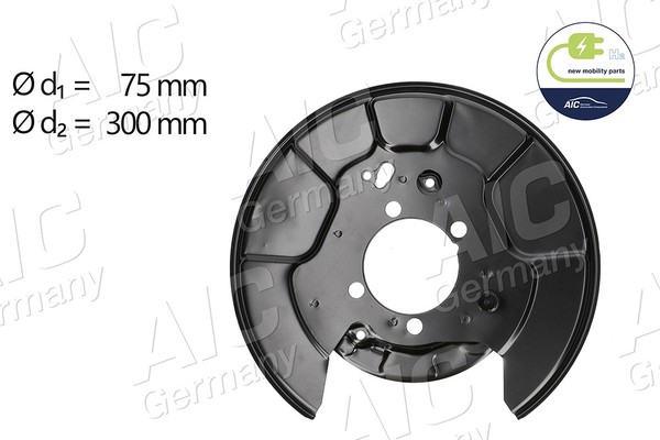 Spritzblech Ankerblech Hinterachse Rechts FÜR Toyota RAV 4 IV ( A4 ) - AIC 71376-image
