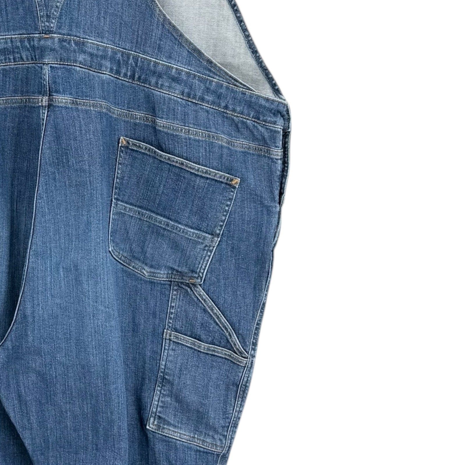 Carhartt Women's Rugged Flex Denim Bib Overalls 3X 24-26 Short Relaxed Blue NWT thumbnail 10