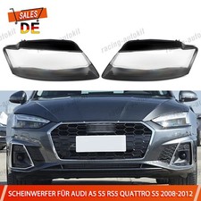 2x Scheinwerferglas links + rechts für Audi A5 8T 8F Sportback Cabrio 2007-2011