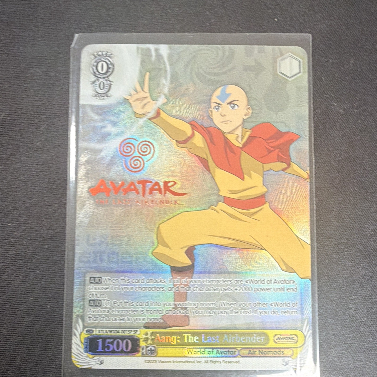 Aang: Avatar State #T16 Weiss Schwarz Avatar: The Last Airbender trading card — raw and PSA graded price guide