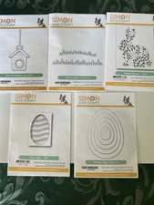 Lot Of SPRING EASTER Simon Says Stamps! Dies Bunny Birdhouse Grass Nested Eggs