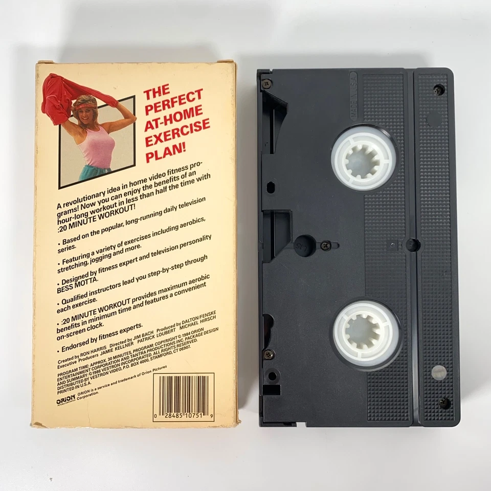 :20 Minute Workout Special (Aerobicise Ron Harris, Bess Motta 1986 Vestron VHS) - Image 3 of 4