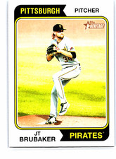 2023 Topps Heritage Jt Brubaker #454 SP