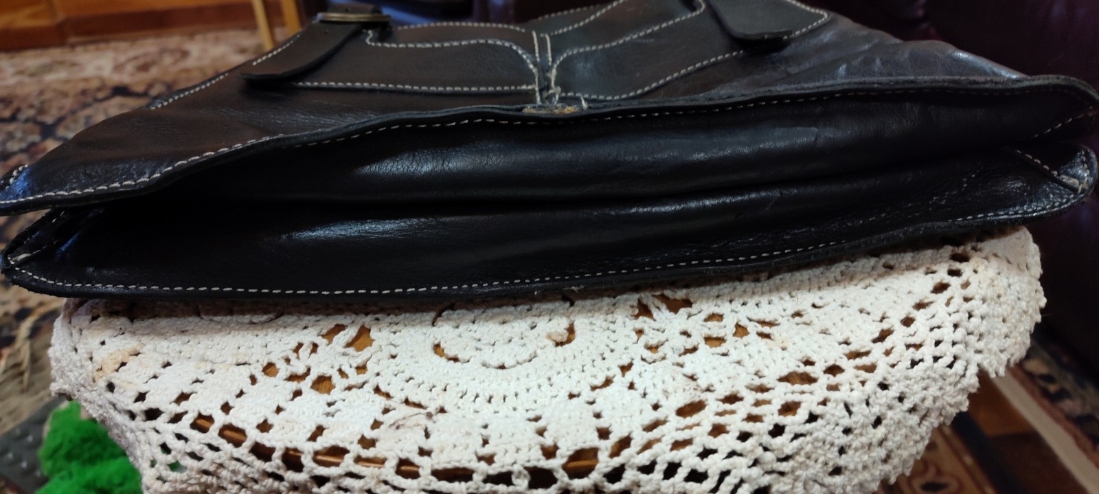 Patricia Nash Black Italian Leather Shoulder Stra… - image 17