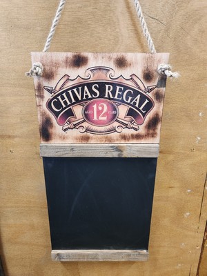 Chivas Regal 60 cm hohe Wandbehang Kreidetafel, Hausbar, Höhle, Kneipenschuppen