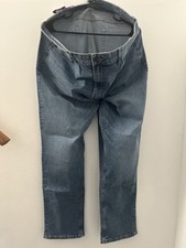 Izod Men's Classic Fit Straight Leg Jeans Blue, Size 40x32, Cotton Denim