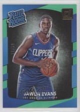 2017-18 Panini Donruss Rated Rookies Holo Green Laser 11/99 Jawun Evans #162 0q0