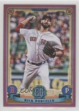 2019 Topps Gypsy Queen Mega Box Purple Rick Porcello #128 f2s