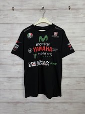 Yamaha Movistar Monster Energy Racing Team Black T-Shirt MotoGP VR46