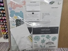 Stampin' Up! CTMH SECRET GARDEN SCRAPBOOKING WORKSHOP KIT PAPER/STAMPS/DIES +