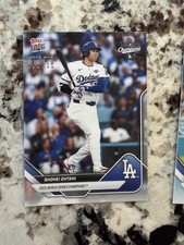 2025 TOPPS NOW PLATINUM MEMBER CARD WORLD SERIES CHAMPIONS SHOHEI OHTANI #WS-1