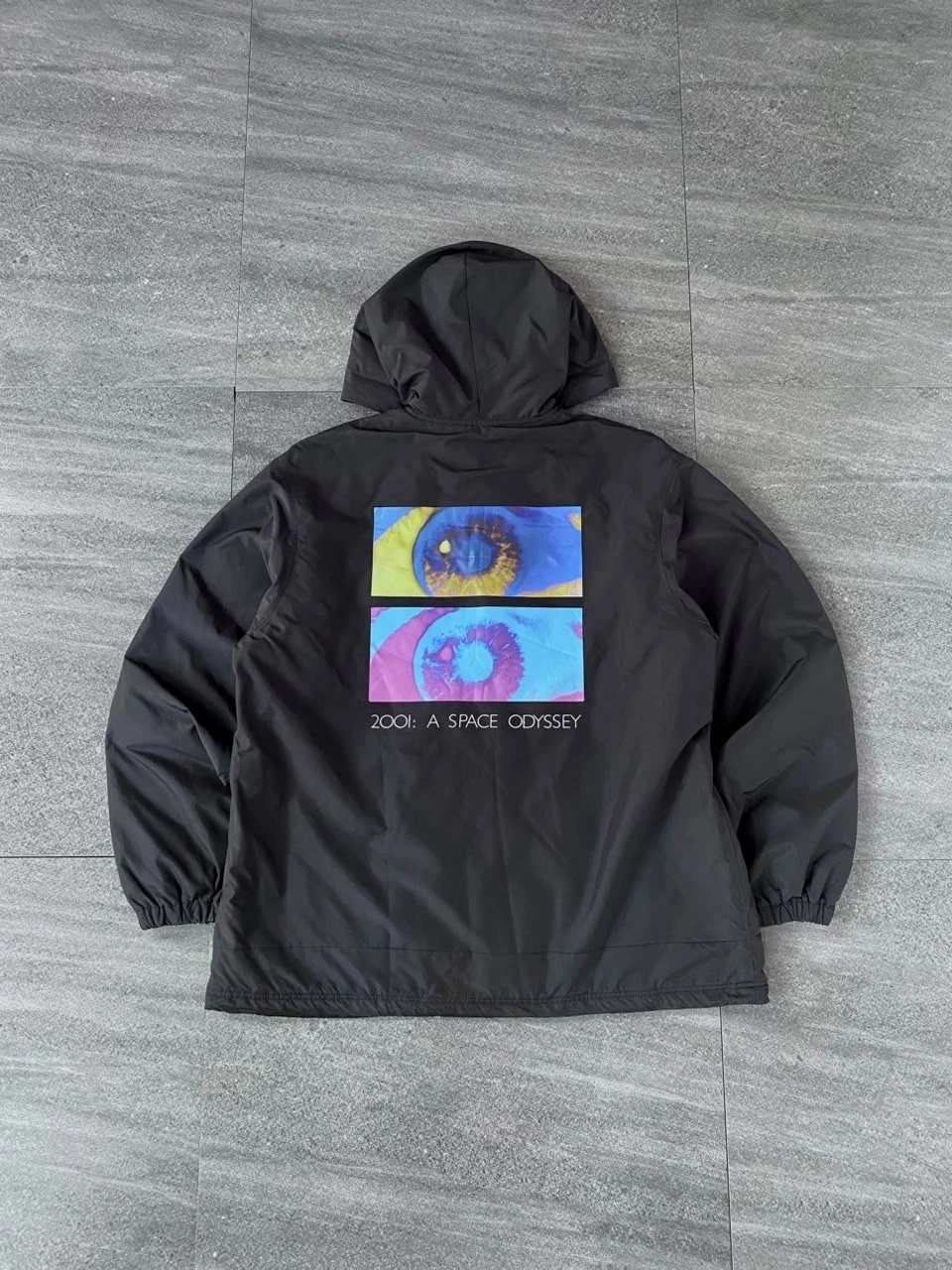 Undercover Stanley Kubrick a Space Odyssey Fur Lined Coach Jacket image 5
