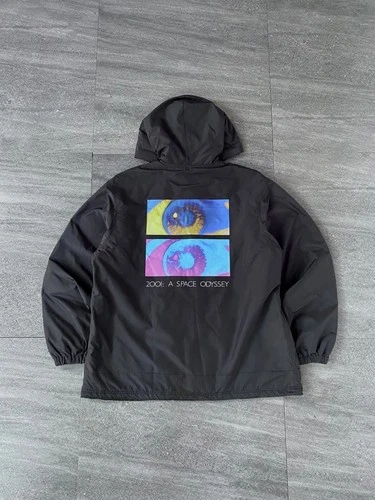 Undercover Stanley Kubrick a Space Odyssey Fur Lined Coach Jacket image 5