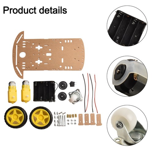 Innovative 2WD Smart Robot Chassis Kit with Encoder Suitable for DIY Projects - Afbeelding 14 van 18
