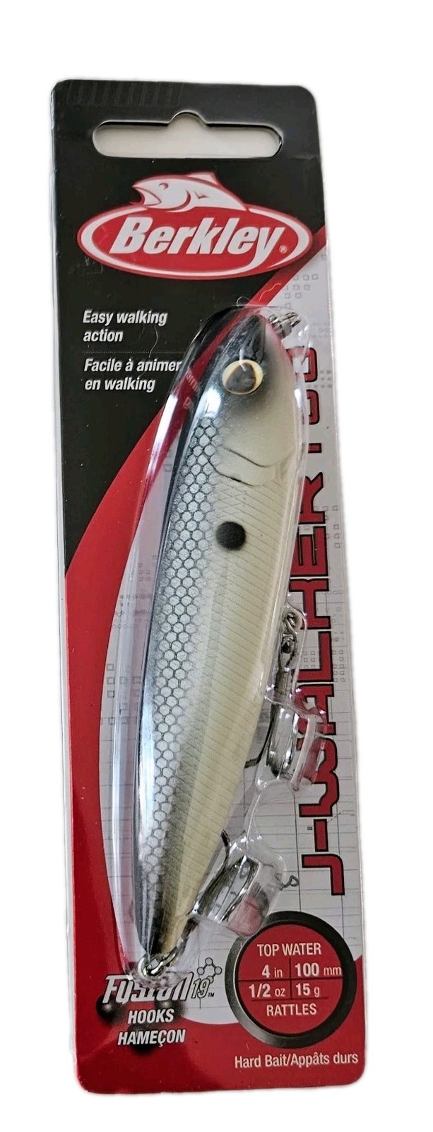 (Set of 5) Berkley J-Walker 100 Topwater Lures 1/2 oz, 4" 5 Colors In Set New - Image 8