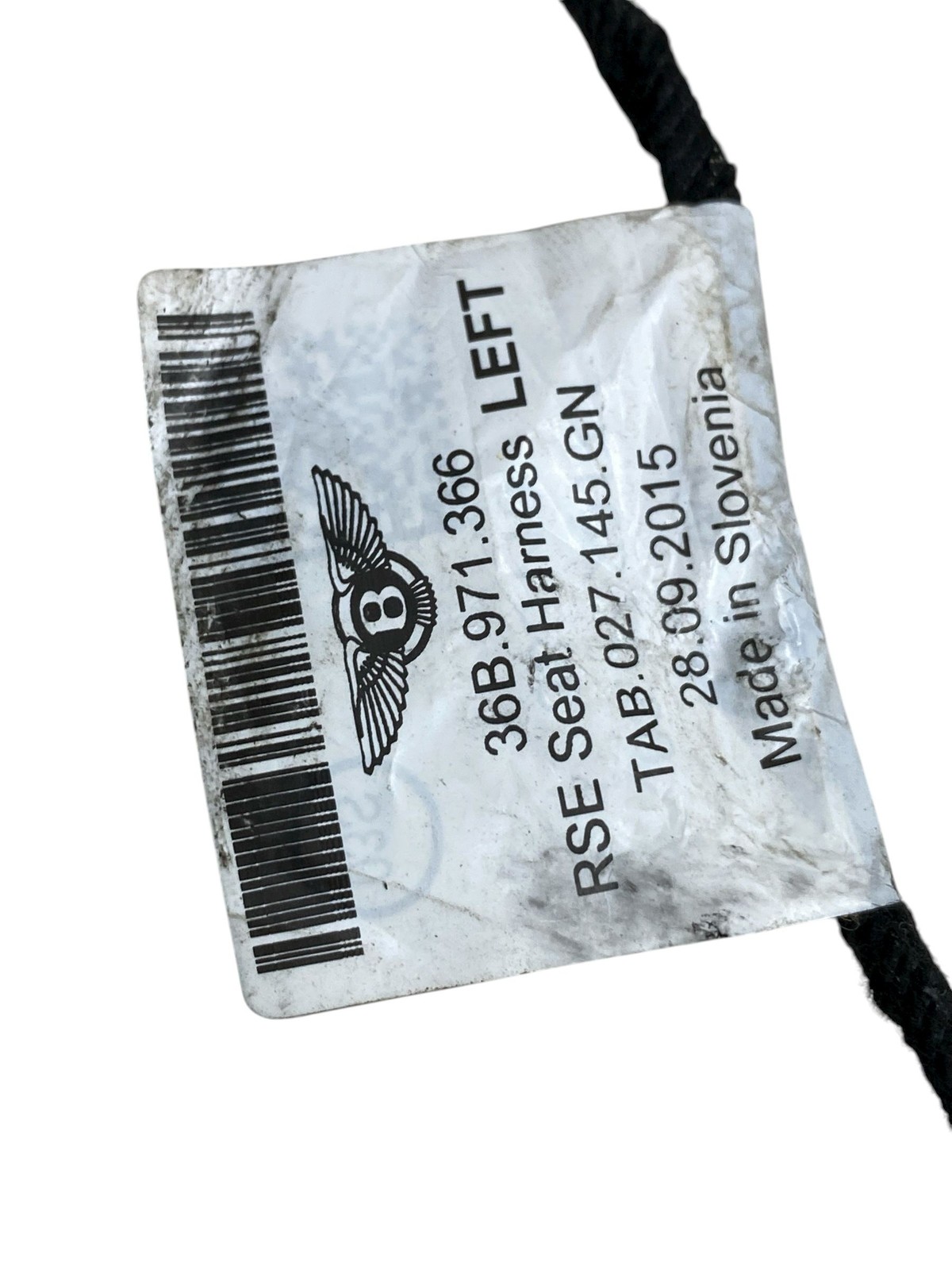 2016-2020 BENTLEY BENTAYGA FRONT LEFT DRIVER SEAT WIRE HARNESS 36B971366