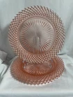 Anchor Hocking Miss America Salad Plate Pink Depression Glass, 8.25", Set Of 3