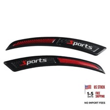 BYOBYO 2Pcs Universal Car Wheel Eyebrow Non-Collision Strips 12.60x1.77inch