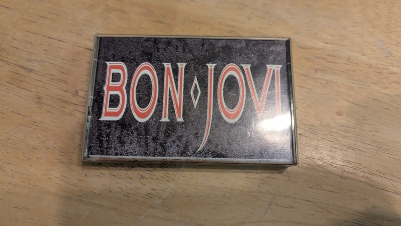 Bon Jovi 'Slippery When Wet' 1986 Cassette Tape Vintage