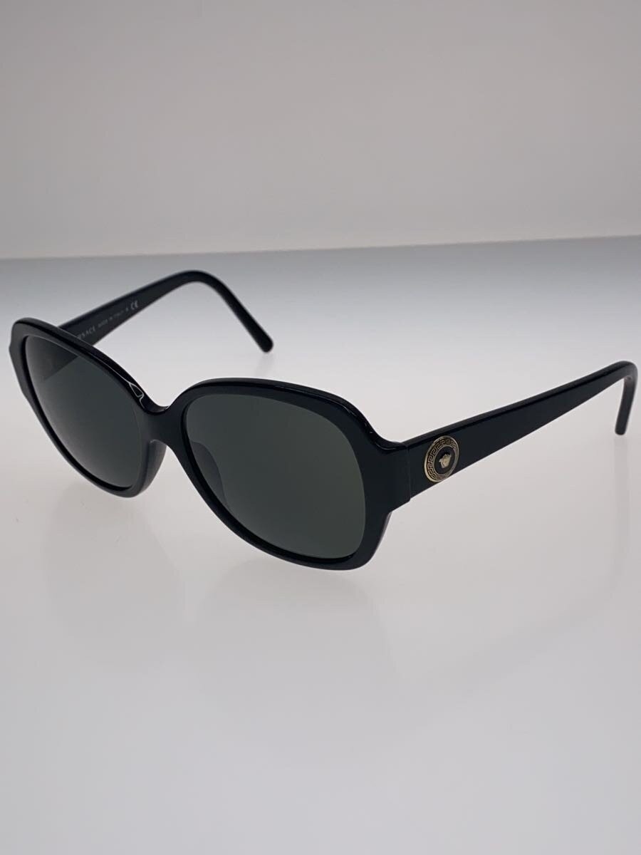 VERSACE Women's Teardrop Plastic Sunglasses in Black (4252) thumbnail 2