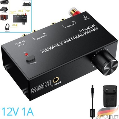 M/M Phono Vorverstärker für Plattenspieler Kopfhörerverstärker RCA Verstärker