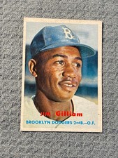 1957 TOPPS JIM GILLIAM # 115 EX/MINT +.