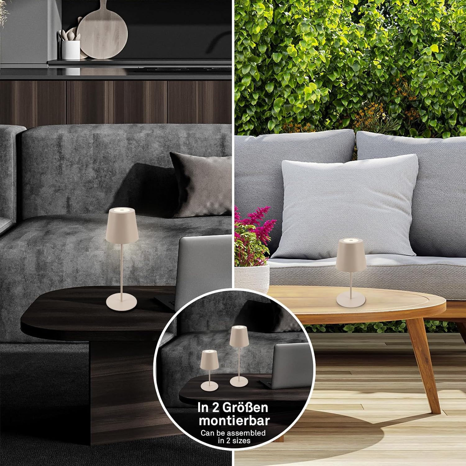Lampada da Tavolo LED Senza Fili Touch: Design Ricaricabile per Casa e Ristorante - 4