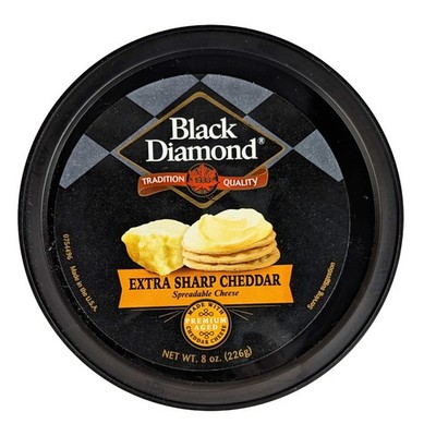 Black Diamond Canadian White Cheddar Spreadable Cup 8oz