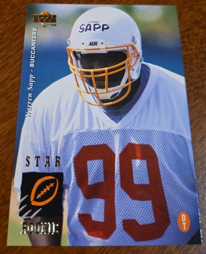 Warren Sapp #12 1995 Upper Deck card