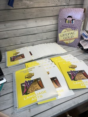 LIFEPAC Alpha Omega 7th/8th grade Language Arts Curriculum + Teacher Guides