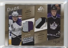 2008-09 SP Game Used Edition Gold 10/25 Jack Johnson Anze Kopitar Patch 0k70