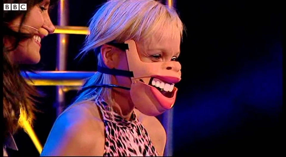 Ventriloquist Human Puppet Half Mask - BIGLIPS - image 2 of 3