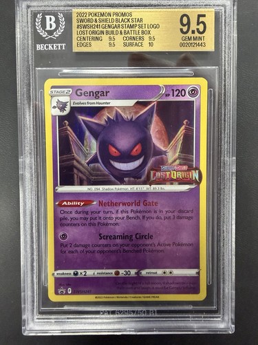 Gengar graded BGS 9.5 for sale on eBay